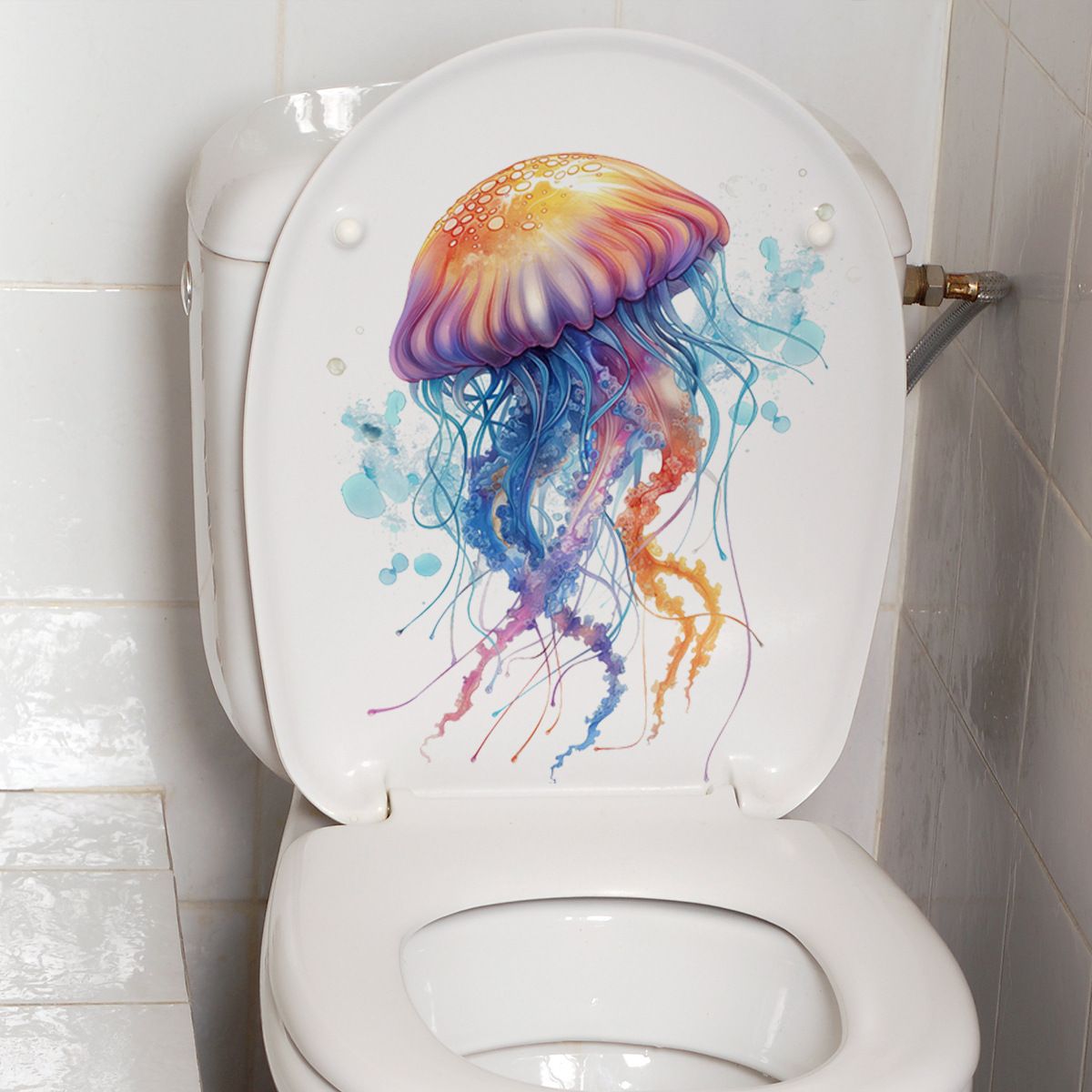 Small Wall Stickers Window Bedroom Living Room Sticker Toilet Lid Sticker view 3
