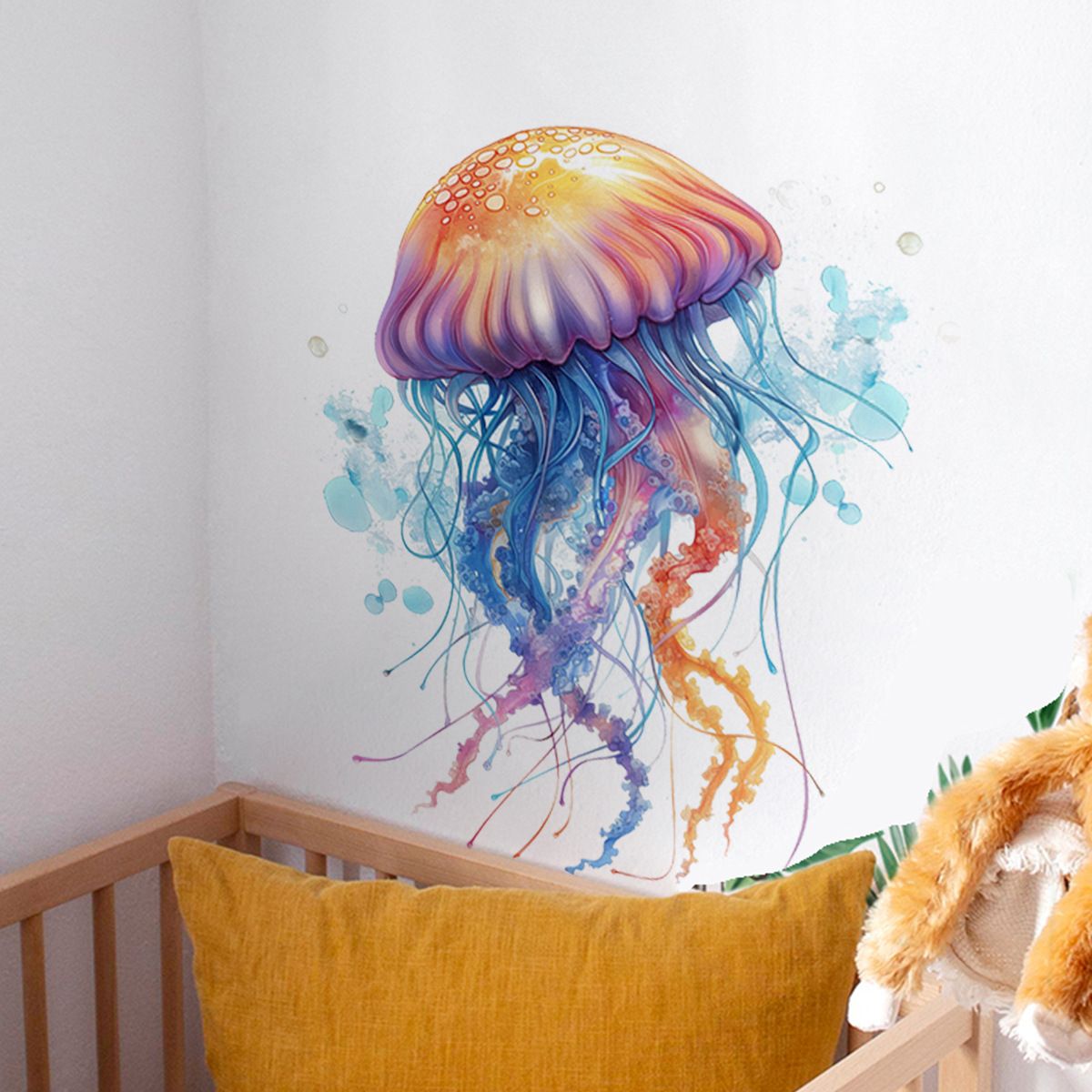 Small Wall Stickers Window Bedroom Living Room Sticker Toilet Lid Sticker view 4