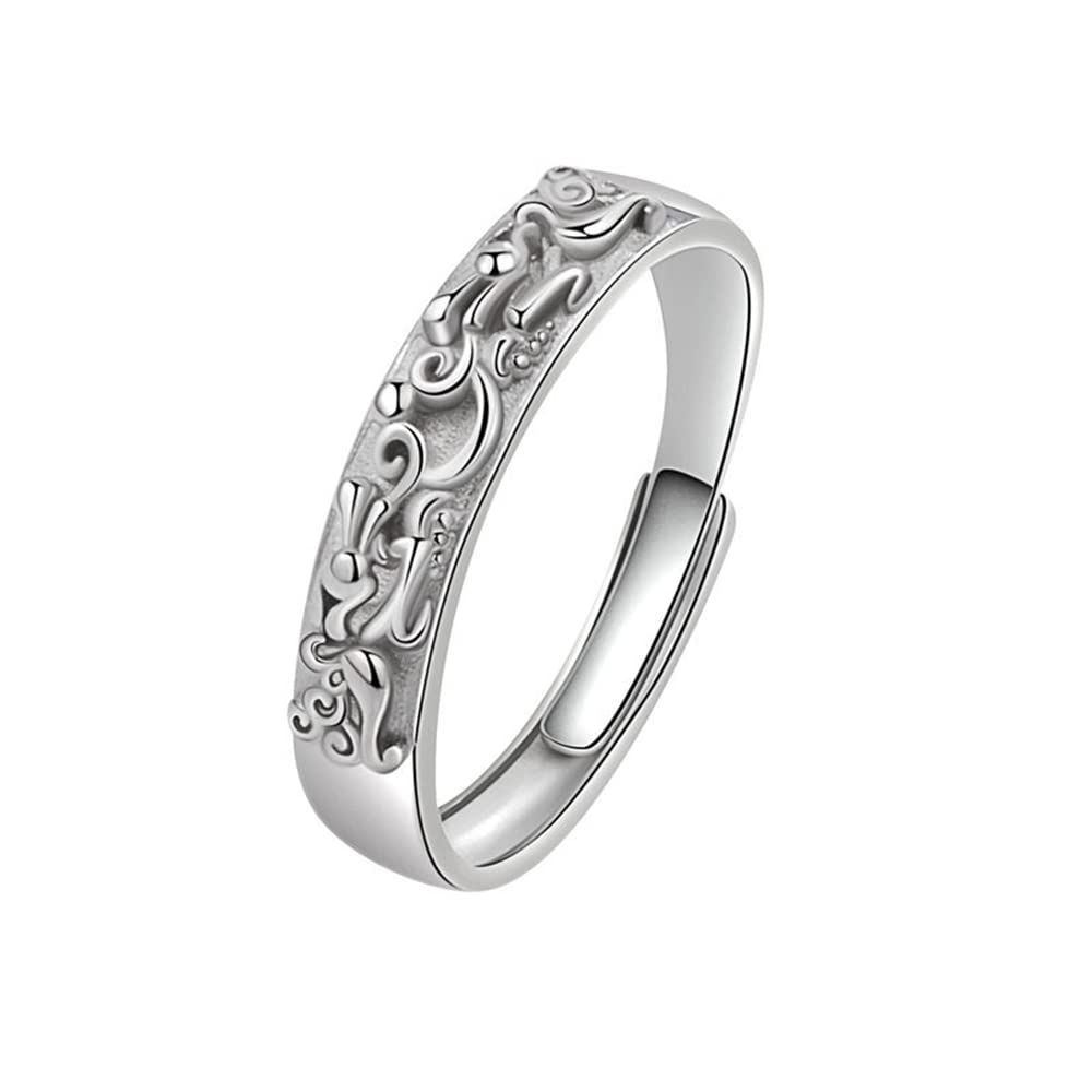 Mantra Protection Wealth Rings Brave Troops Statement Amulet Lucky Buddhist — image 1
