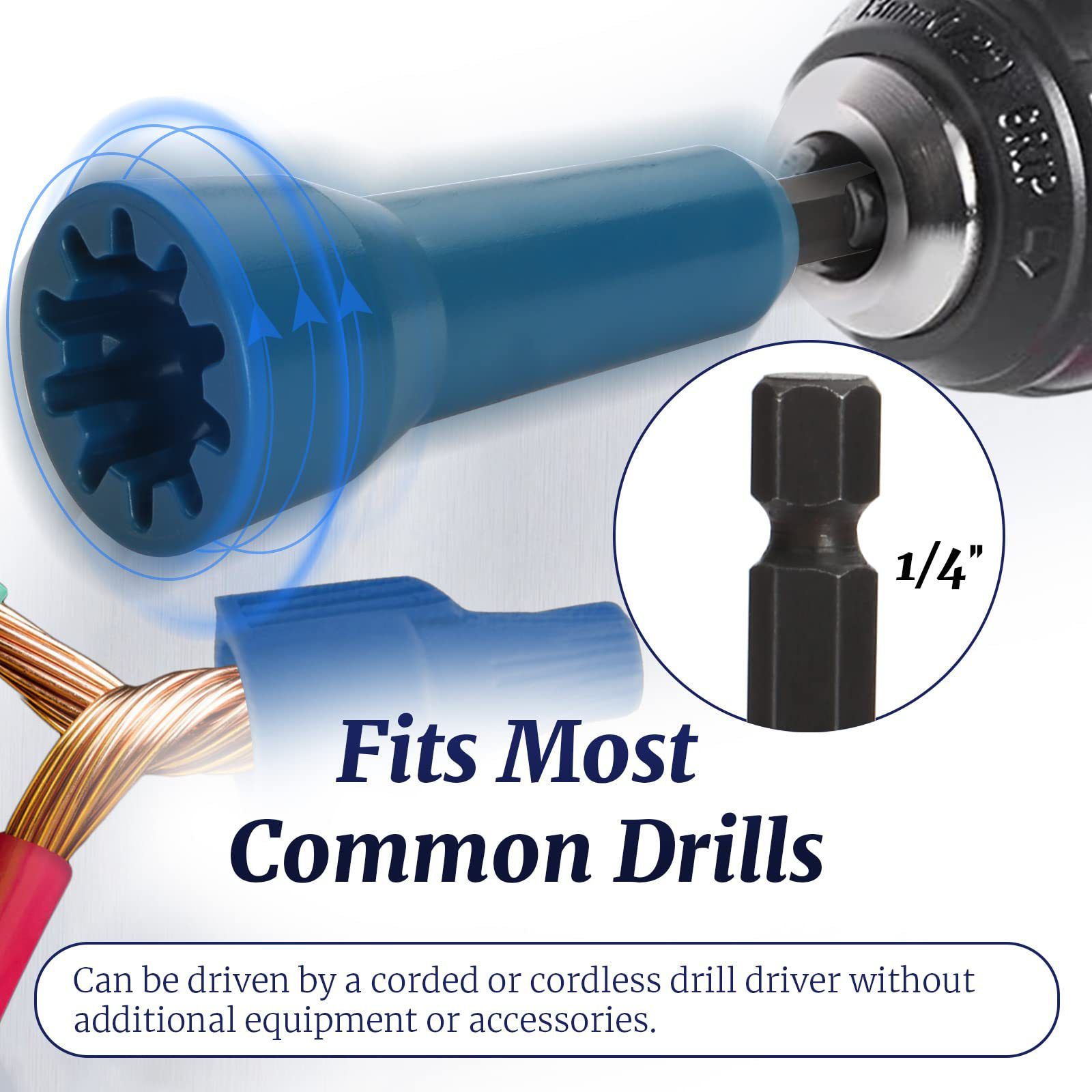 Wire Twisting Tool, Wire Spin Twister Nut, Spin Twist Wire Connector, Wire view 3
