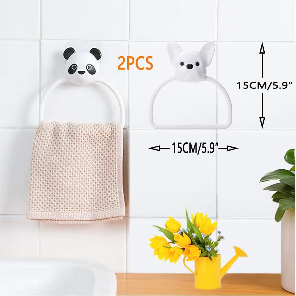 2 Piece Hand Towel Holder for Wall Mounted view 5