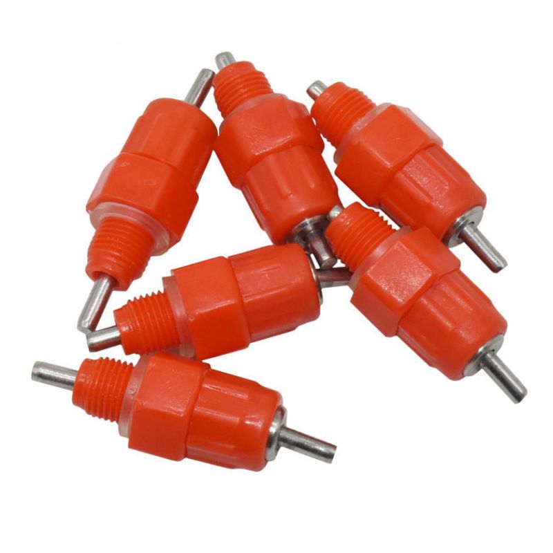30 Pack Automatic Chicken Waterer Poultry Water Nipple Drinker Feeders Hen