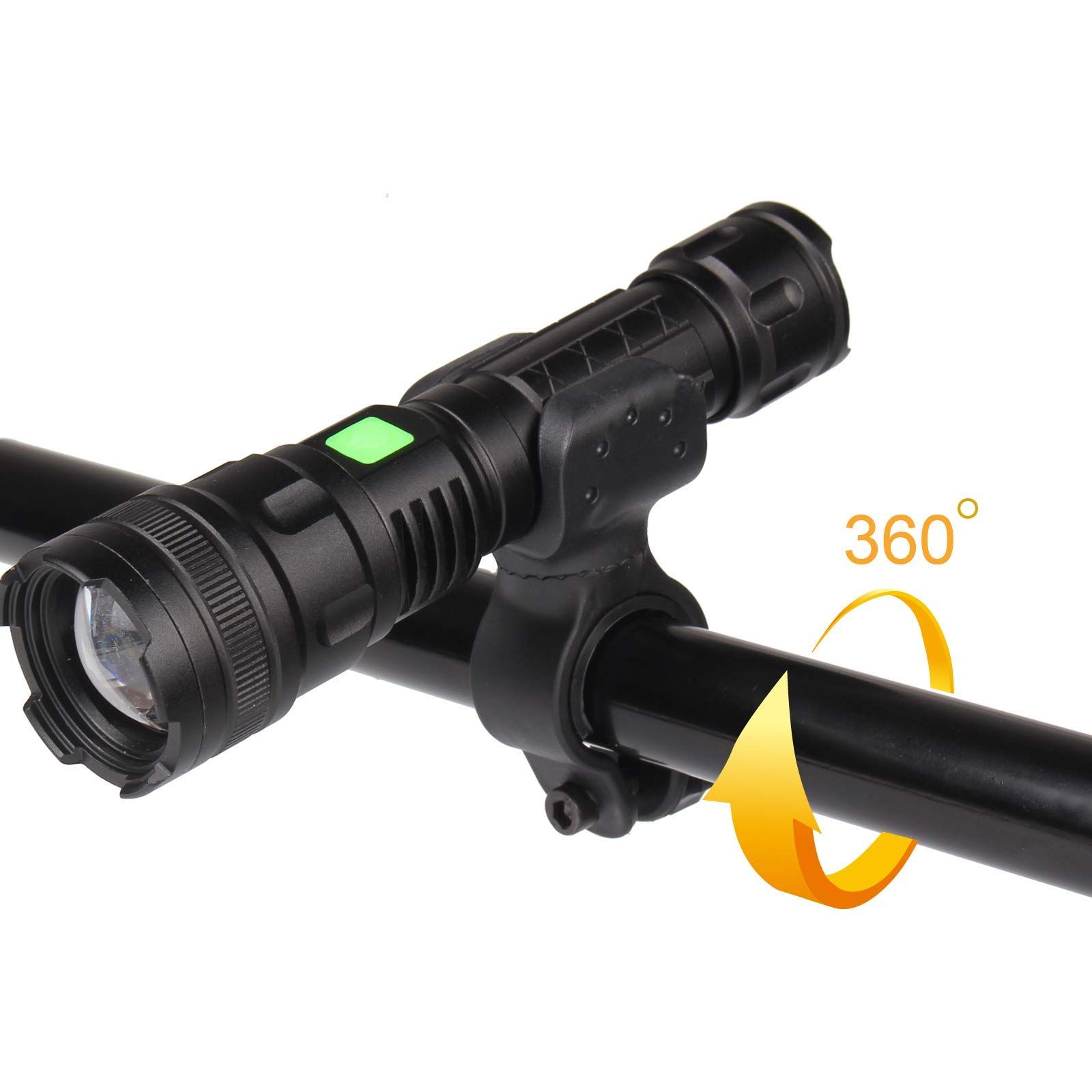 Bike Flashlight Mount Handlebar Light Holder Mount Bicycle Mounting Bracket view 5