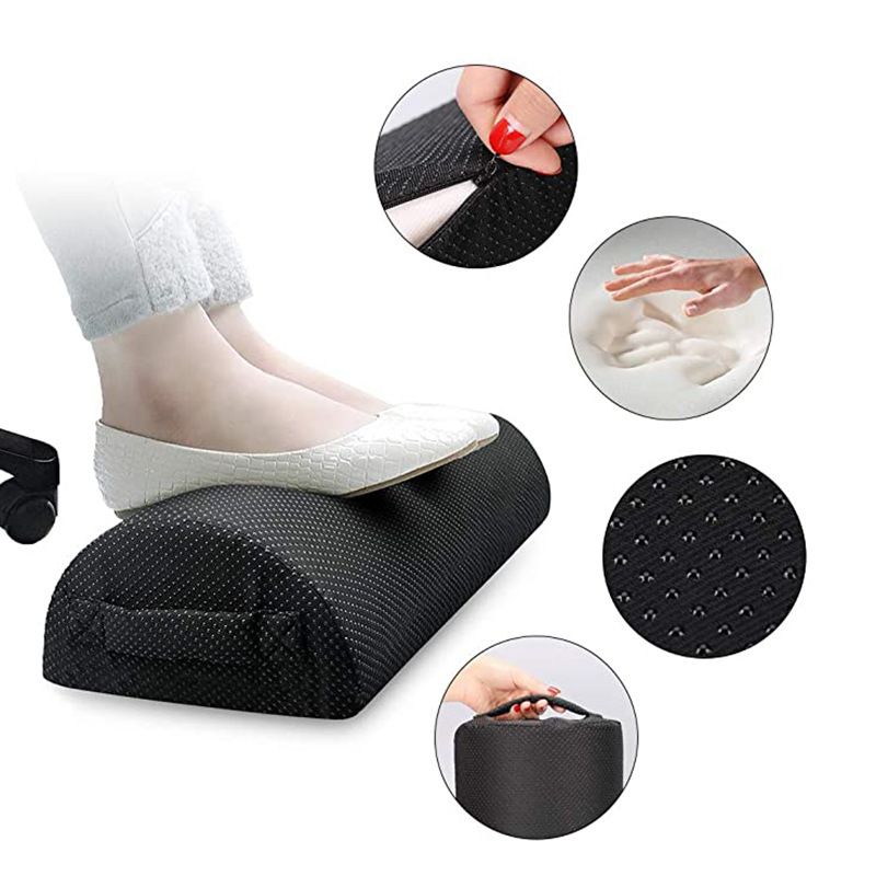 Foot Rest Cushion Under Desk at Office or Home view 3