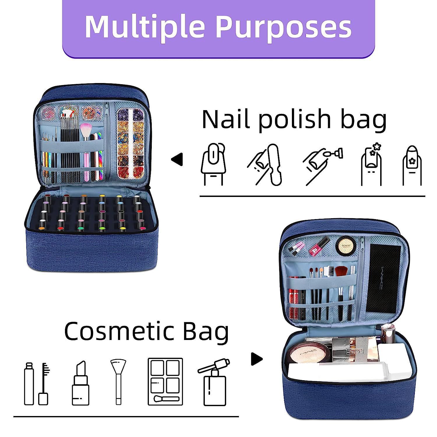 Nail Polish Organizer Storage Case for Nail Tech view 3