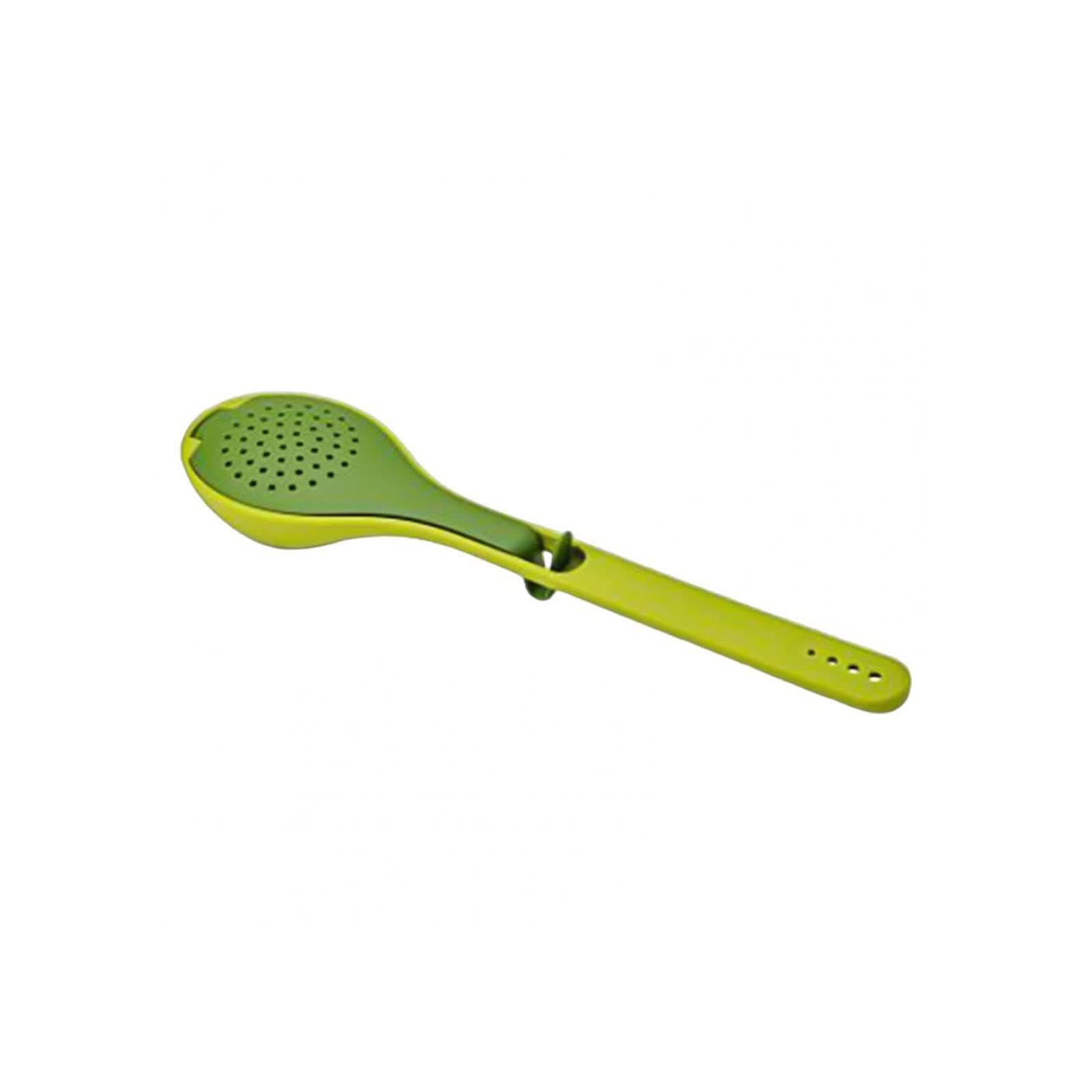 Kitchen Spoons Filter Spoon Seasoning Spoon Heat Resistant Reusable Green