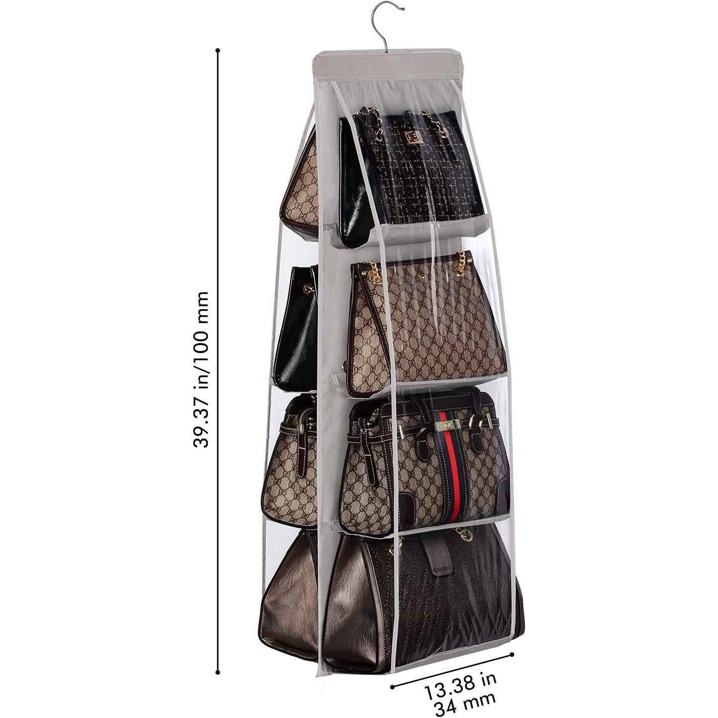 Handbag Hanging Purse Organizer for Closet view 2