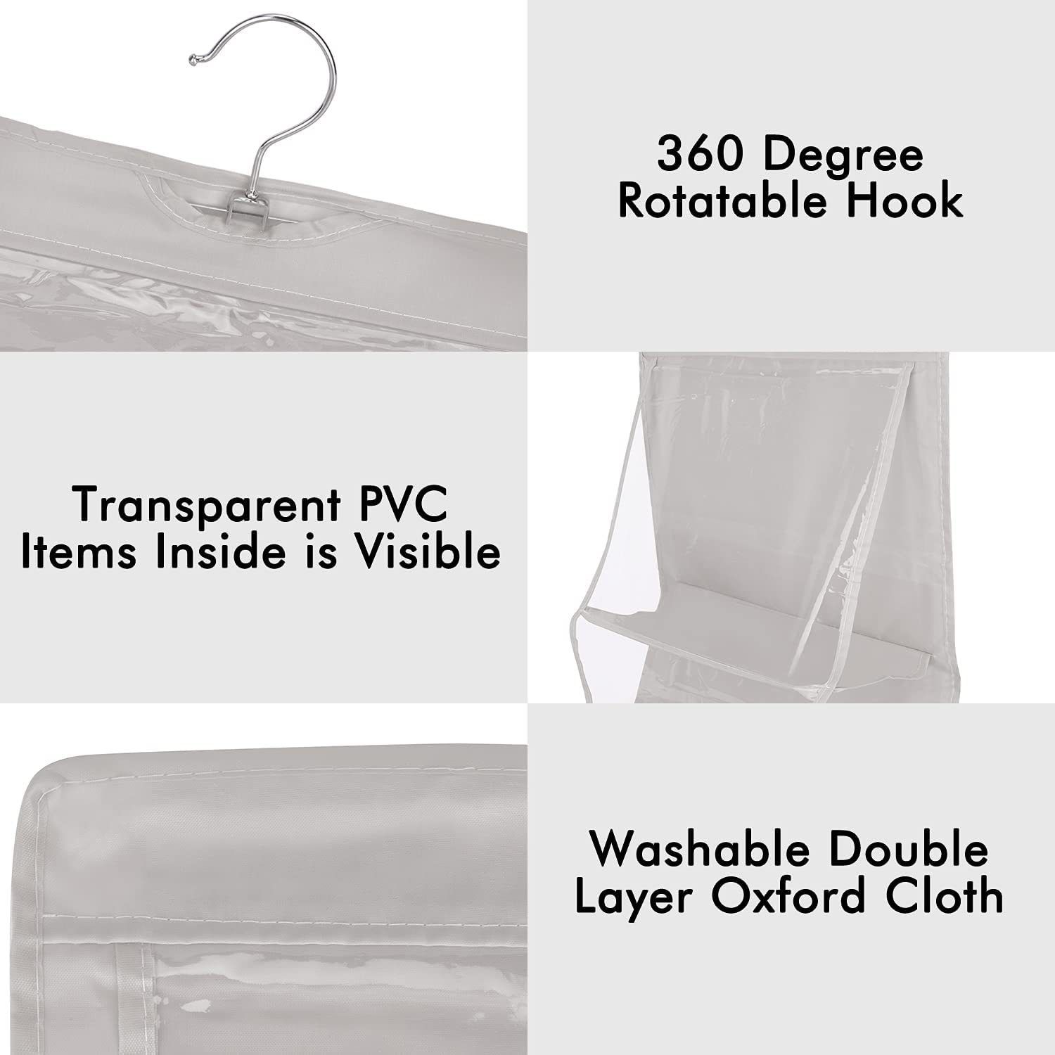 Handbag Hanging Purse Organizer for Closet view 5