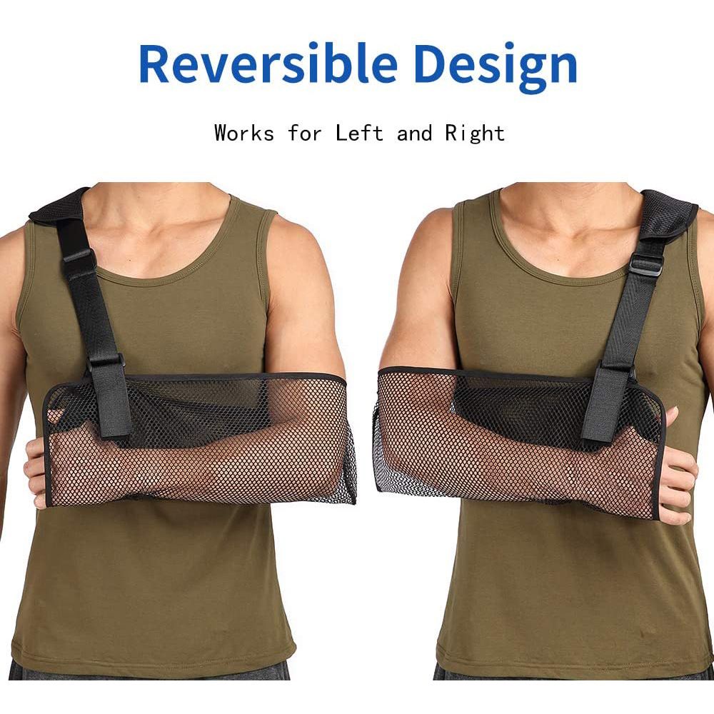 Arm Sling Medical Shoulder Immobilizer Thumb Support Rotator Cuff Wrist Brace view 5