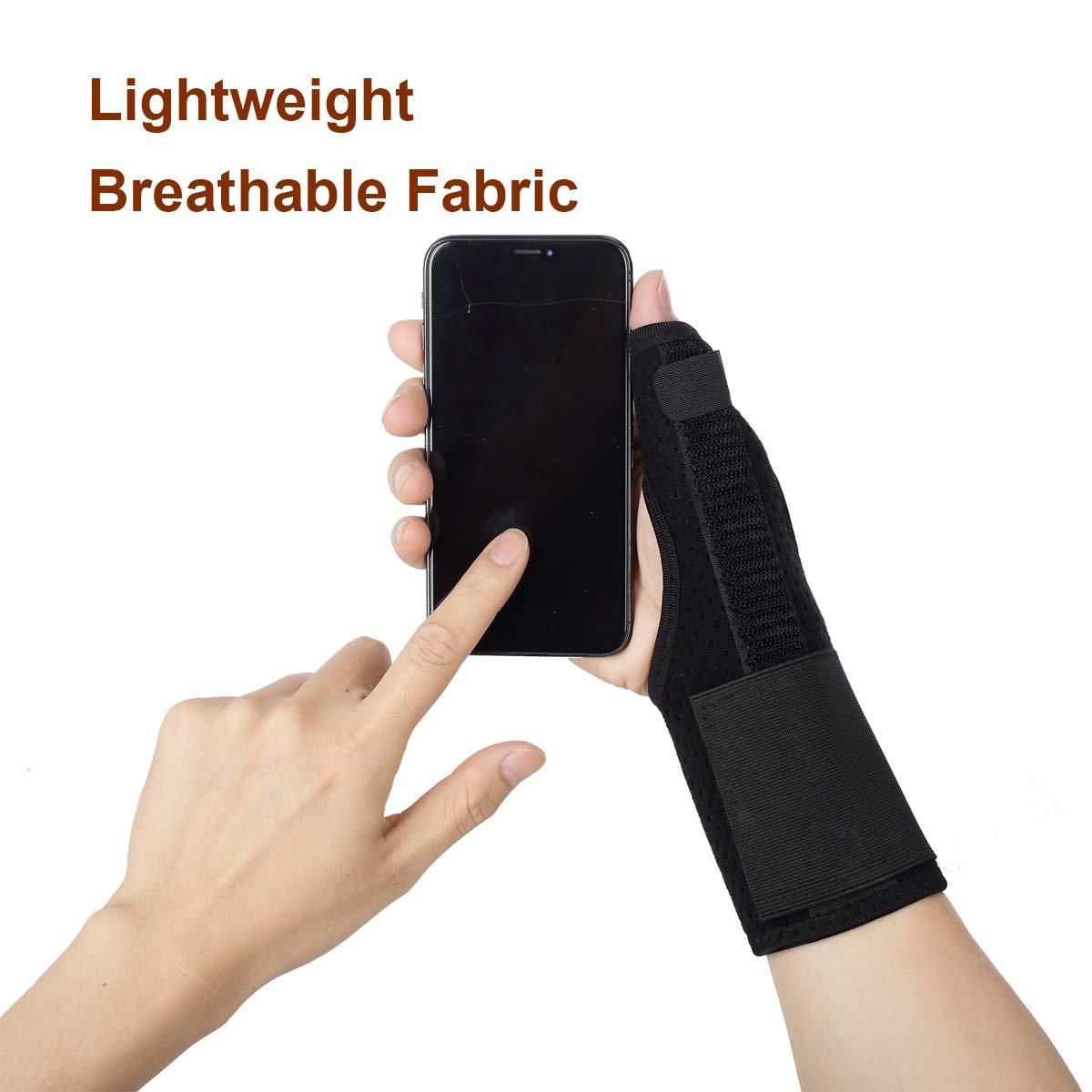 Finger Splint Brace Support Breathable Wrist and Thumb Fracture Finger view 3