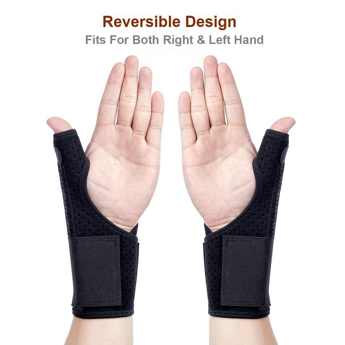 Finger Splint Brace Support Breathable Wrist and Thumb Fracture Finger view 5