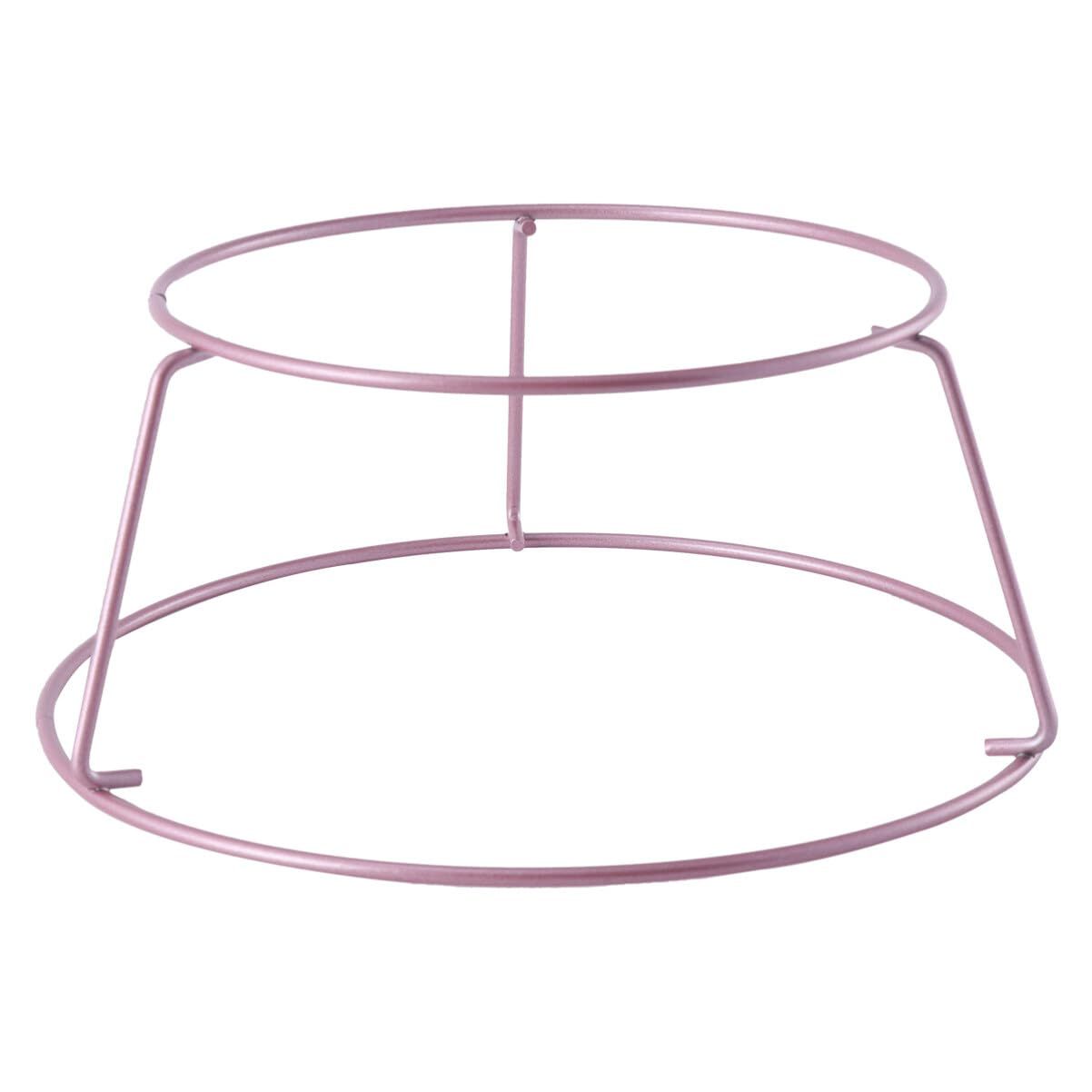Chiffon Cake Cooling Rack - Non-Stick Rose Gold Metal Wire Rack for 4/6/8-Inch
