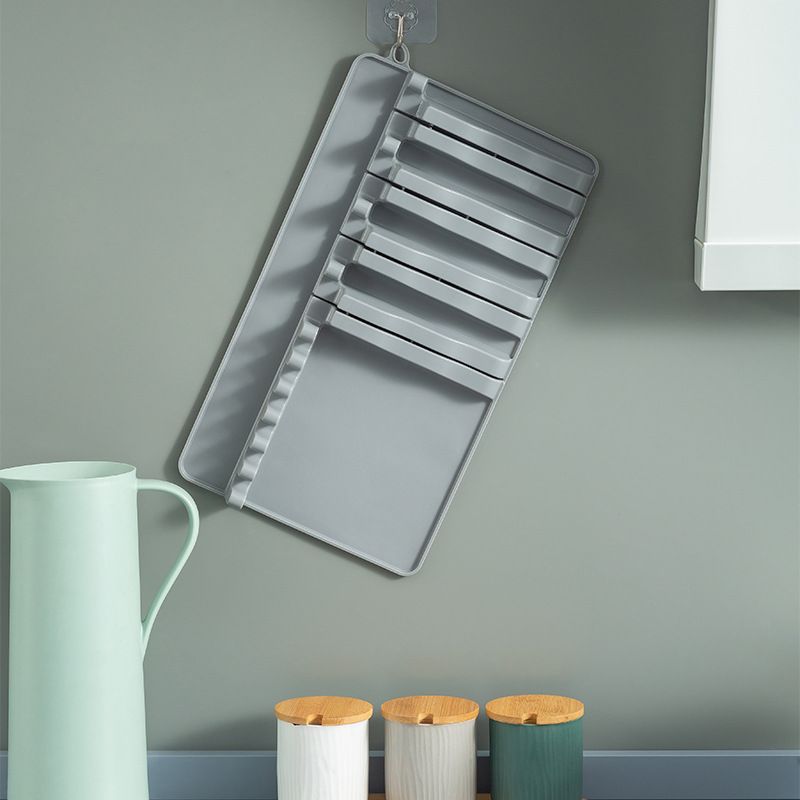 Knife Holder, In Drawer Knife Block Holder Expandable Knife Organizer, Spoon view 5