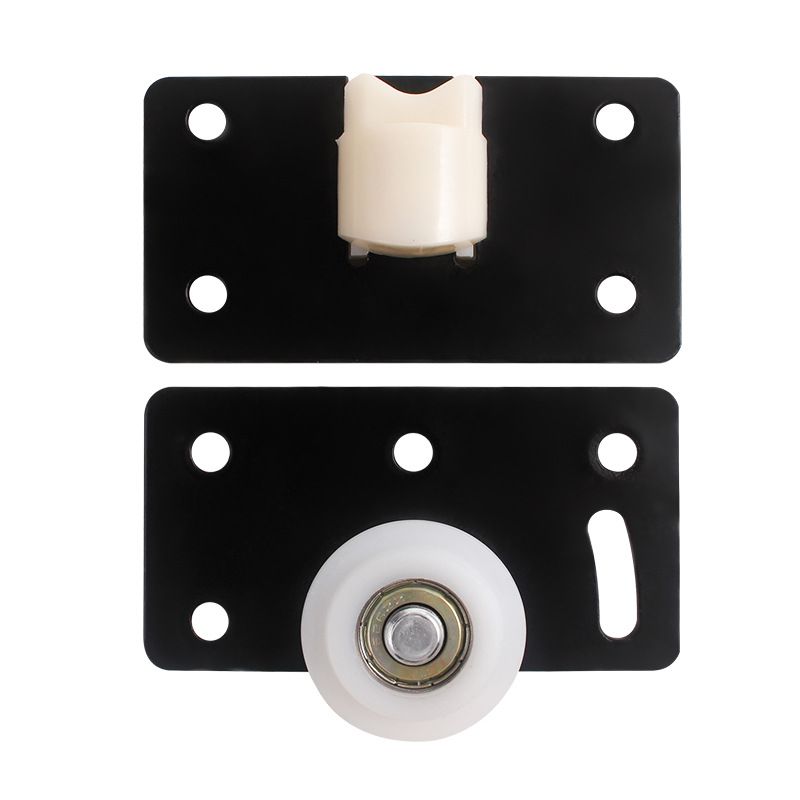 1pair Sliding Wardrobe Door Rollers Cabinet Copper Caster Wheel Pulley for