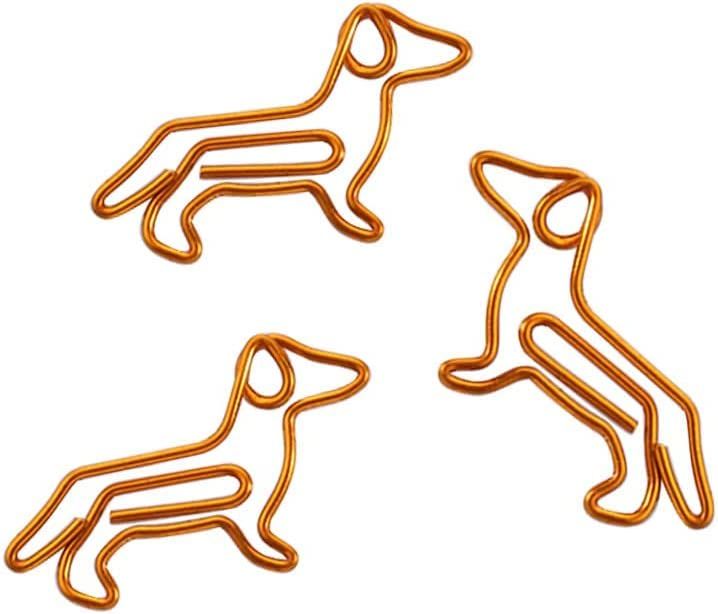 20 PCS Dachshund Shaped Paper Clips view 4