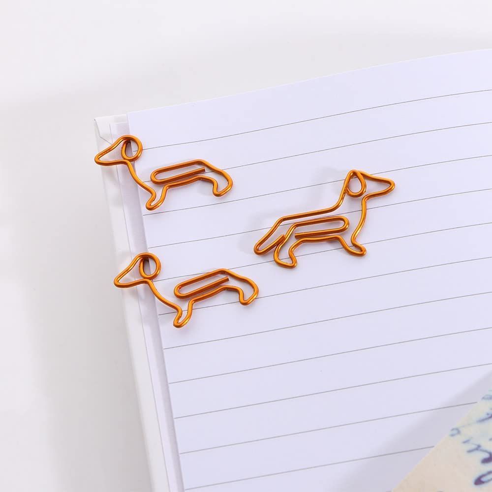 20 PCS Dachshund Shaped Paper Clips view 5