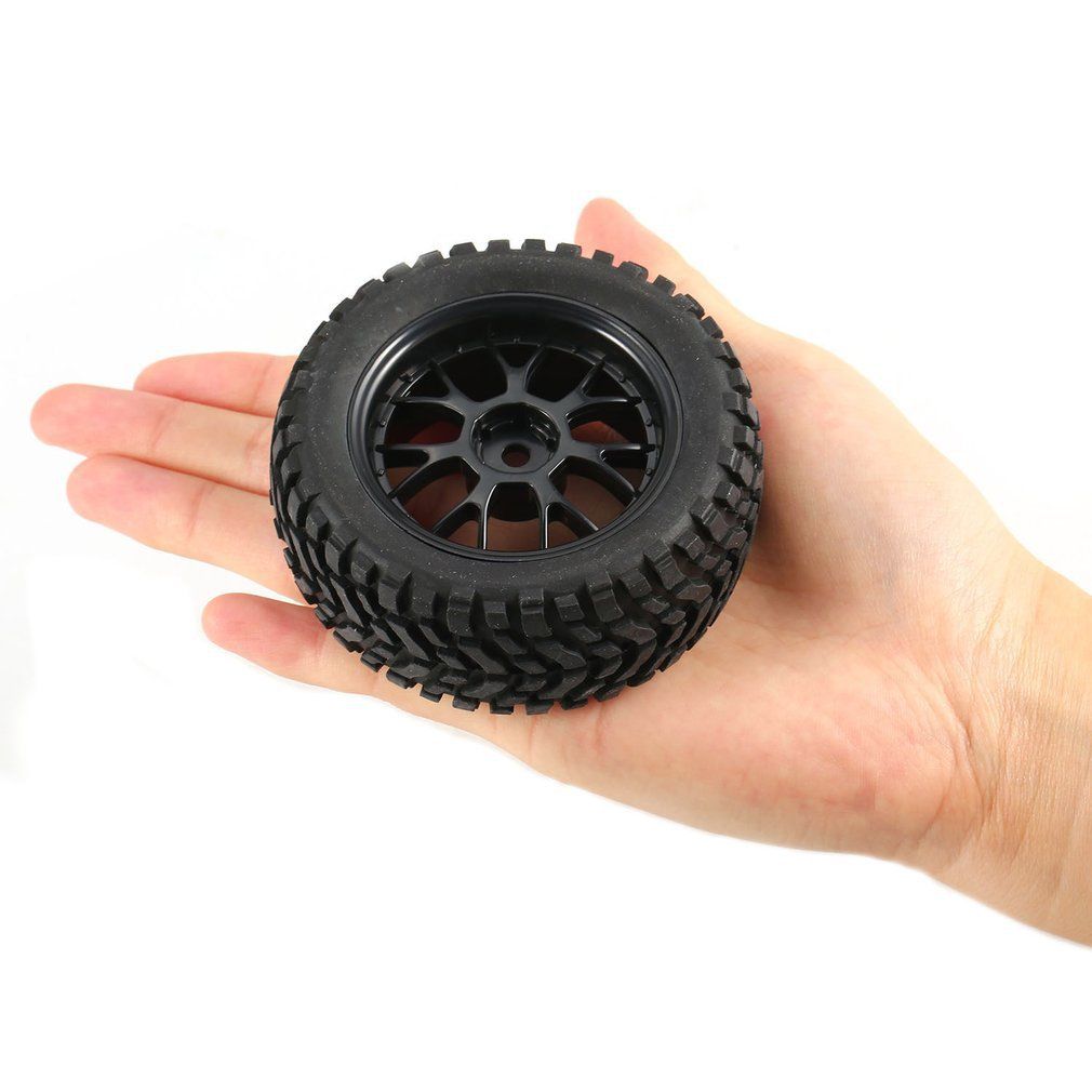 4PCS 2.95 Inch Rubber Butyl Rain Forest Mud Tire for MN99S HSP HPI Wltoys view 3