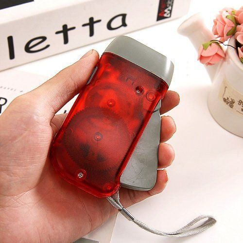 3 Pack Hand Crank Emergency Flashlight - 3 LED Bright Lights - Ideal for Camping view 2