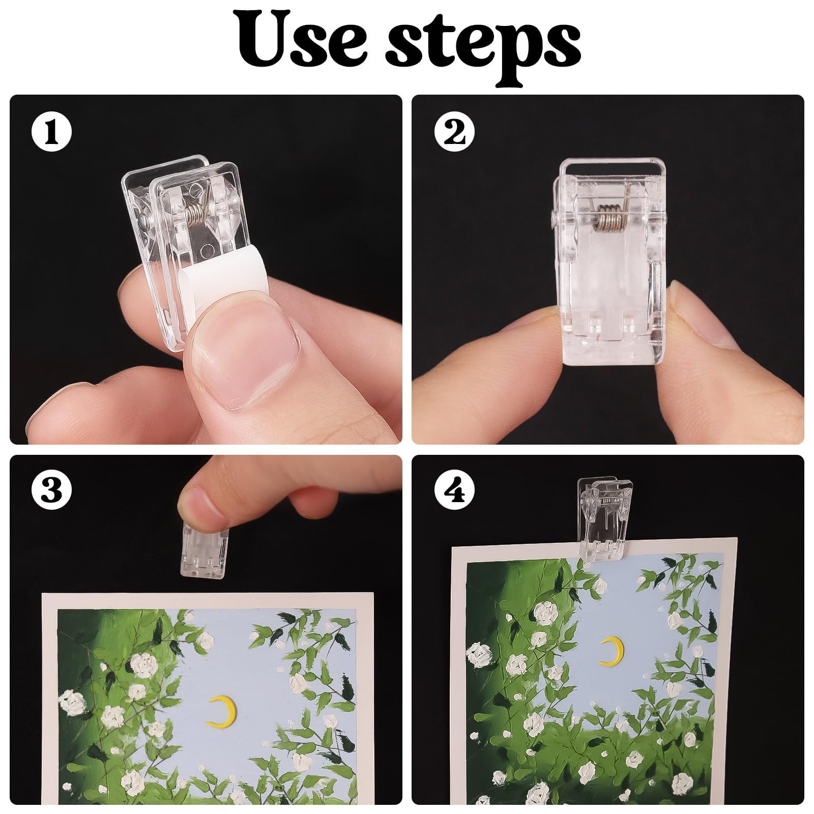 40 Pcs Self Adhesive Clips view 3
