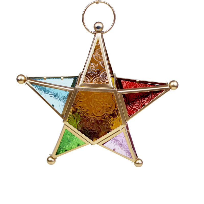 Portable Moroccan Lantern Terrarium Decor Halloween Christmas Party Wedding — image 1