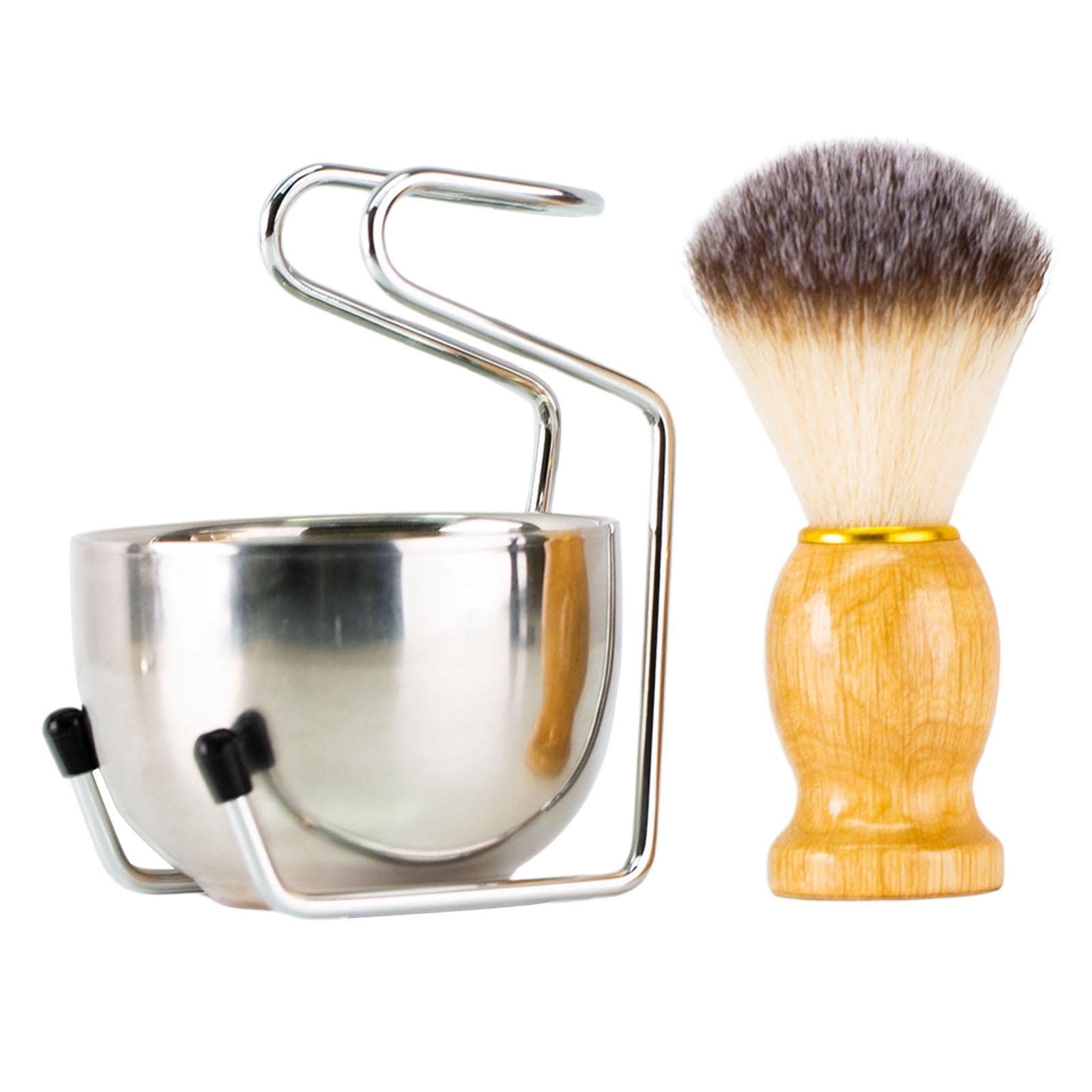 Mens Shaving Brush and Bowl Set