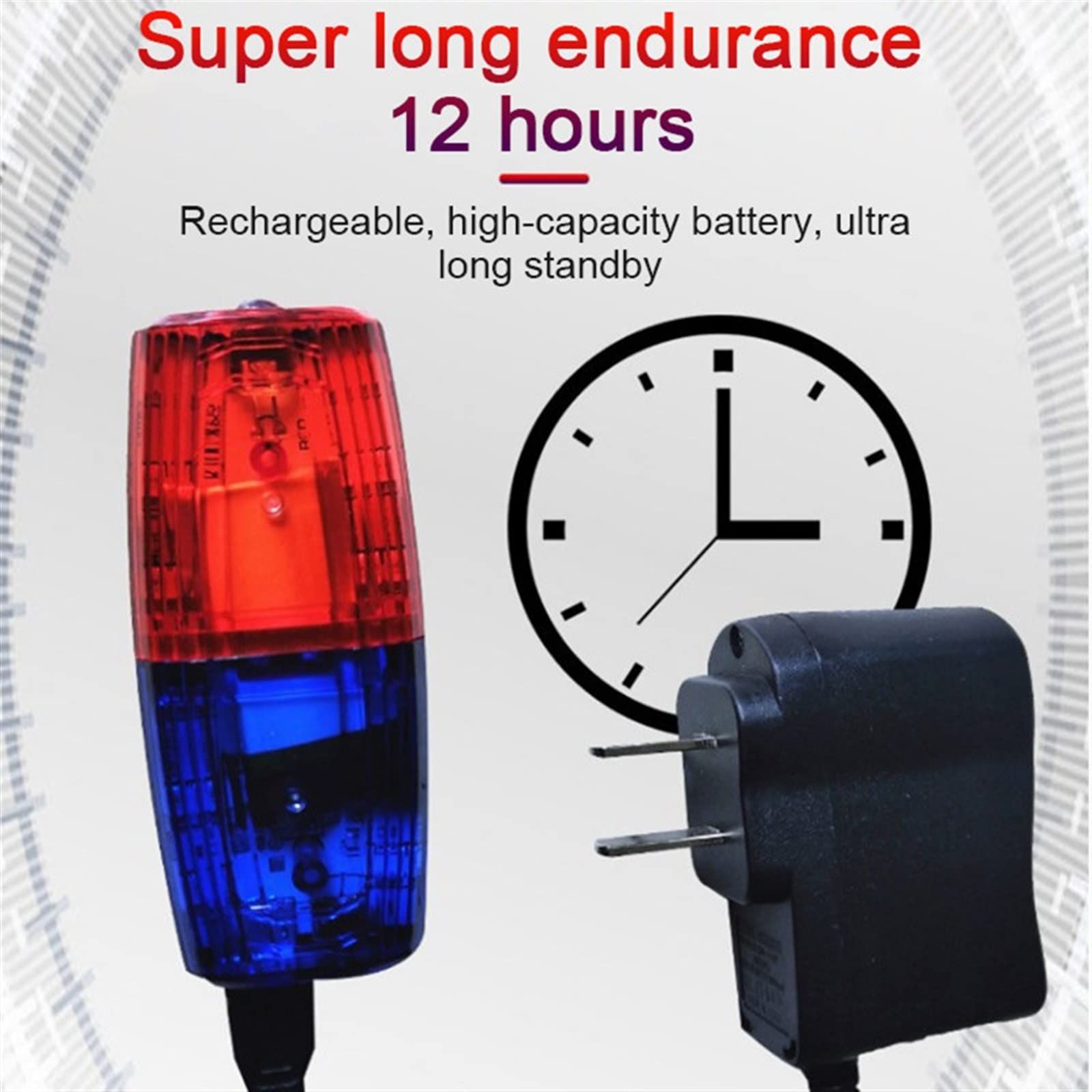 LED Burst Flash Shoulder Light Safety Clip Shoulder Strobe Warning Signal view 4