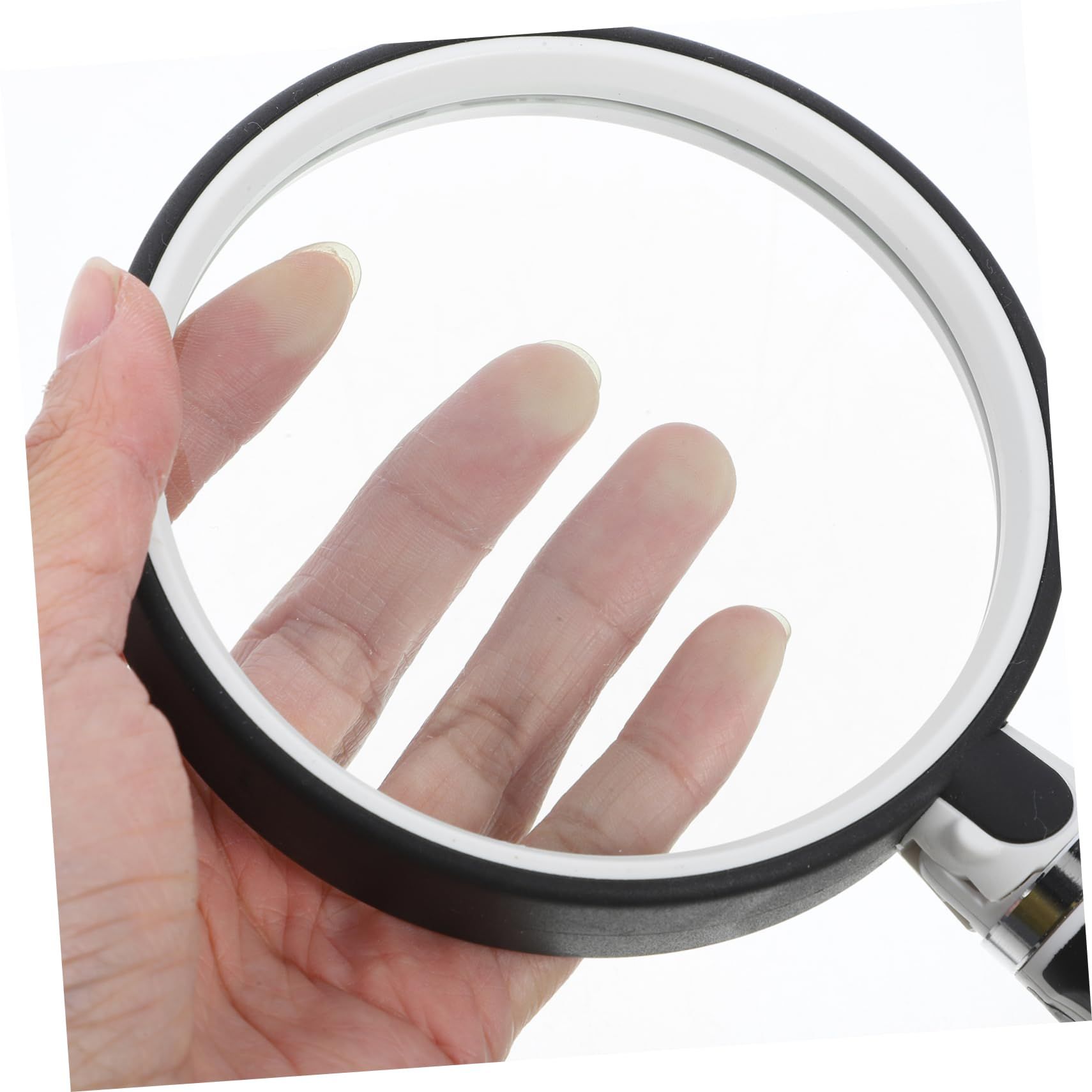Folding Rotating Handheld Magnifying Glass 3.5X High-Definition Glass view 4
