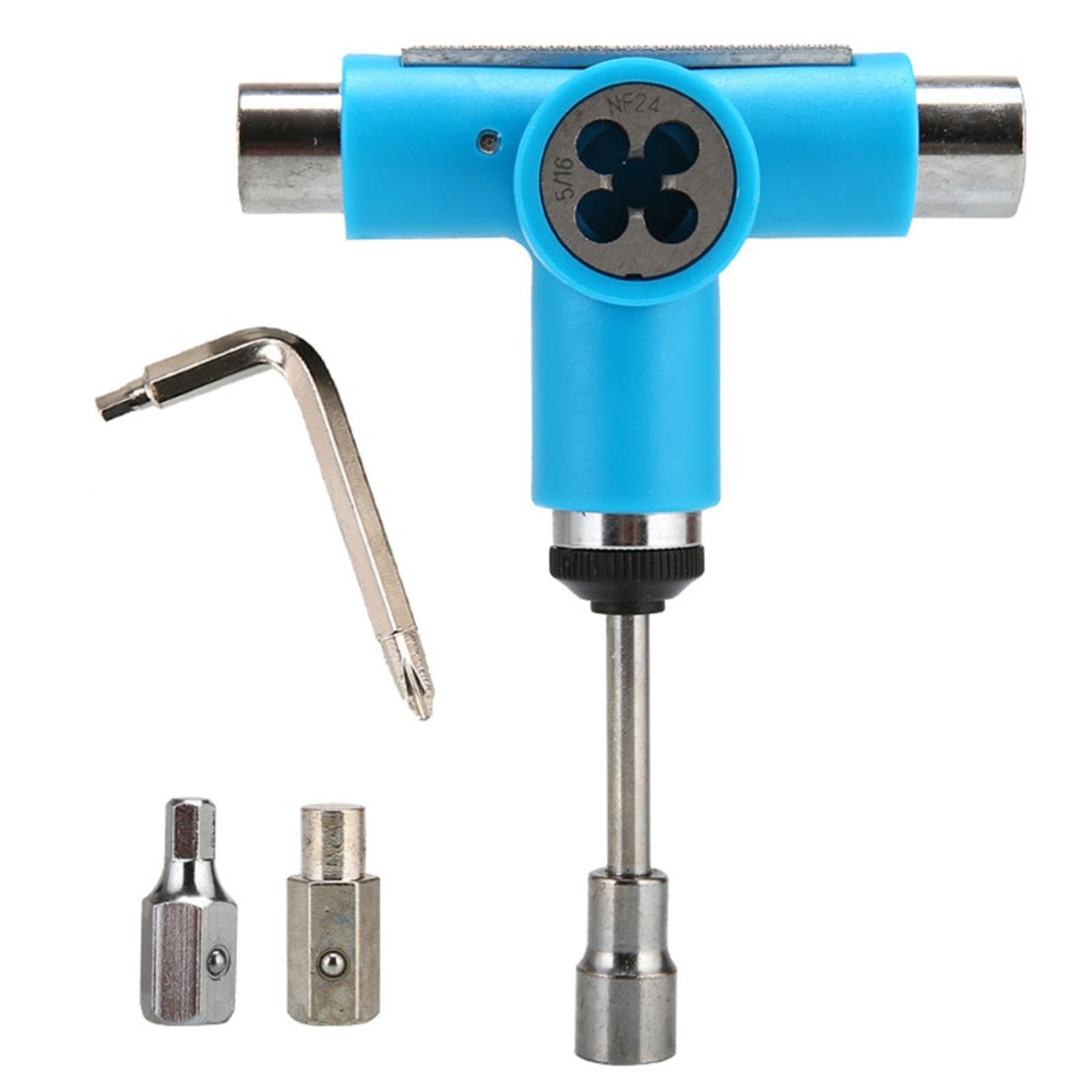 Skate Tool All-in-One, Multi-Function Portable Skateboard T Tools Accessory