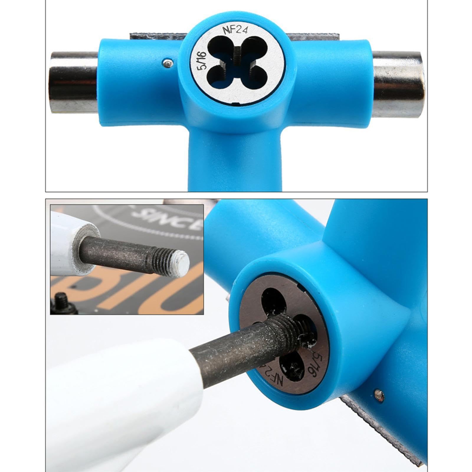 Skate Tool All-in-One, Multi-Function Portable Skateboard T Tools Accessory view 4