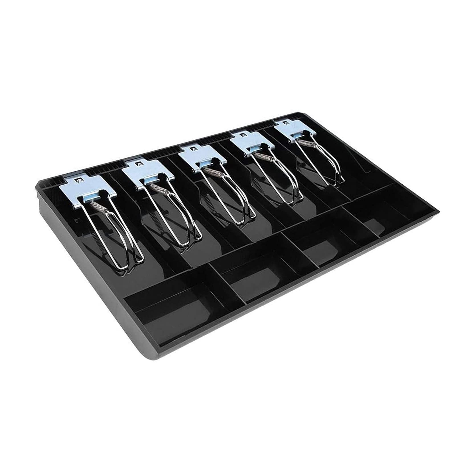 Cash Drawer Register Insert Tray 5 Bill/4 Coin Compartments ABS Material Tray