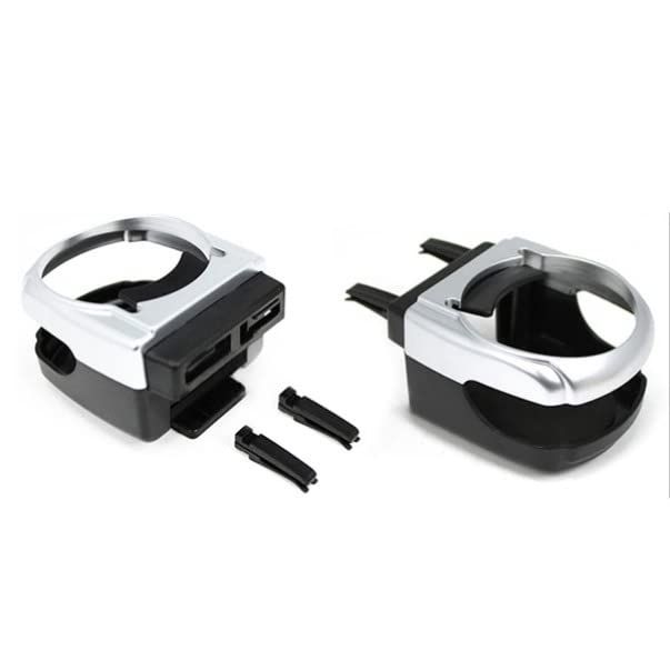 New Black Sliver Clip-on Car Truck A/C Mount Cup Holder Drink Water Coffee view 2