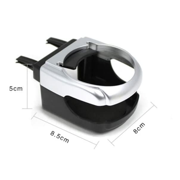 New Black Sliver Clip-on Car Truck A/C Mount Cup Holder Drink Water Coffee view 3