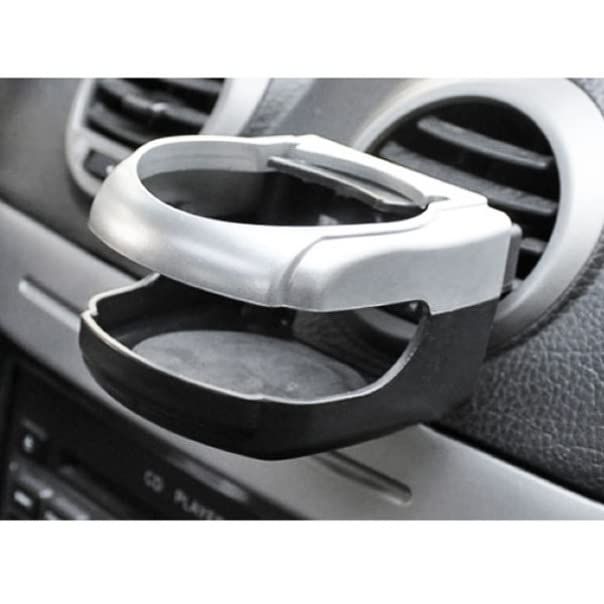 New Black Sliver Clip-on Car Truck A/C Mount Cup Holder Drink Water Coffee view 4