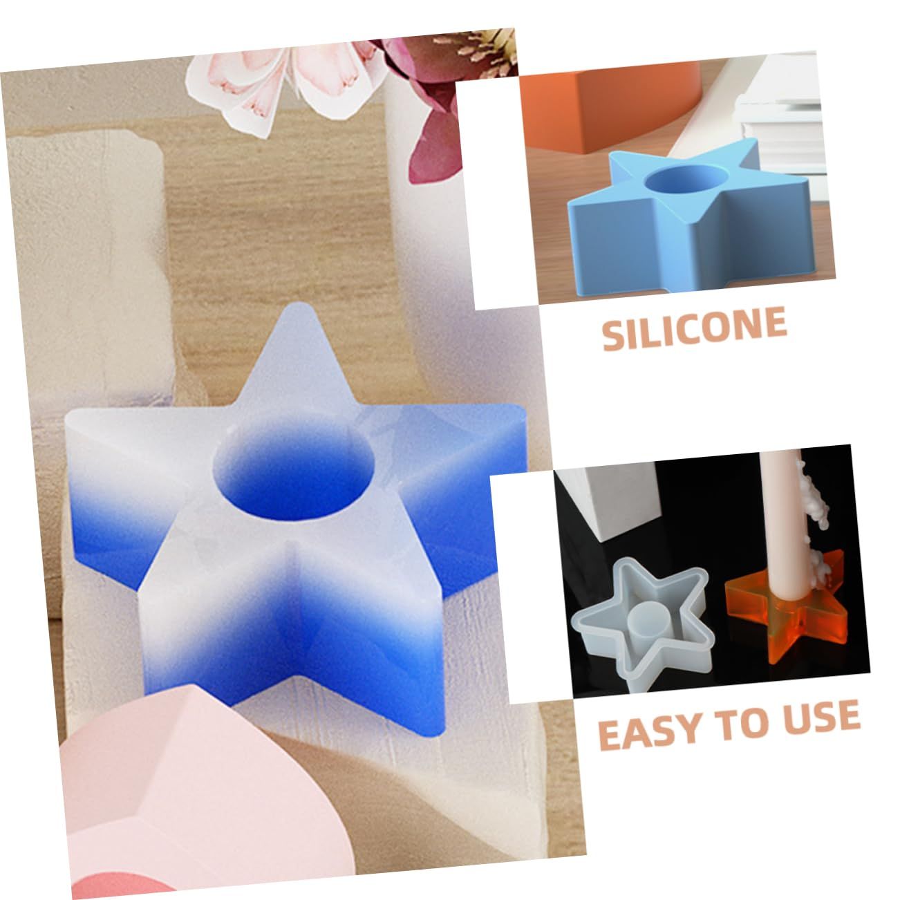 Tea Light Candle Holder Silicone Molds view 5