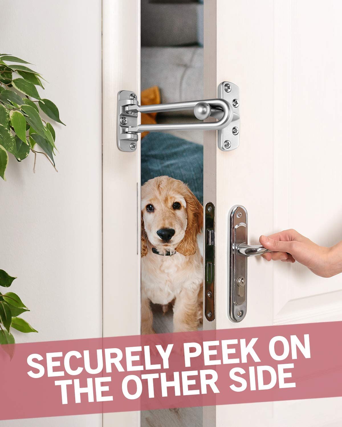 Security Swing Bar Door Guard view 5