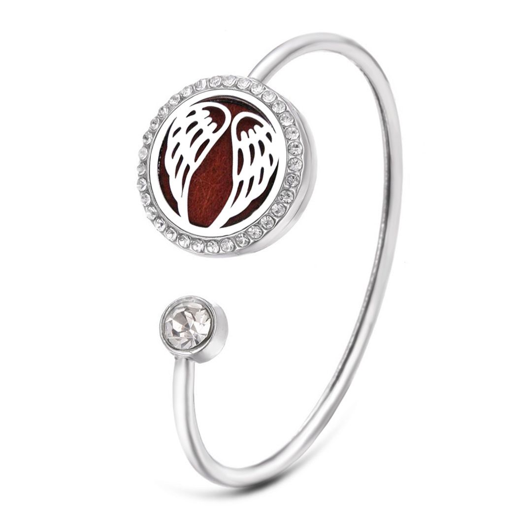 2 pcs Adjustable Tree of Life Essential Oil Diffuser Bracelet