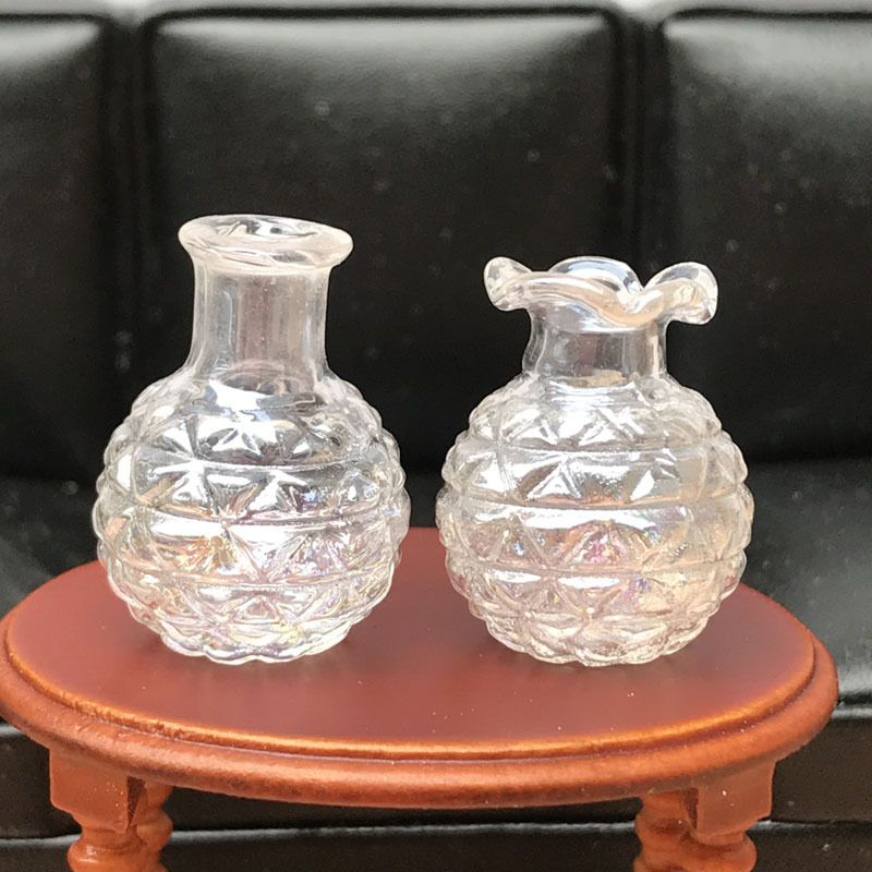 4 Pcs Doll House Vase Mini Vase Ornaments Mini House Toys Miniature Collection view 2
