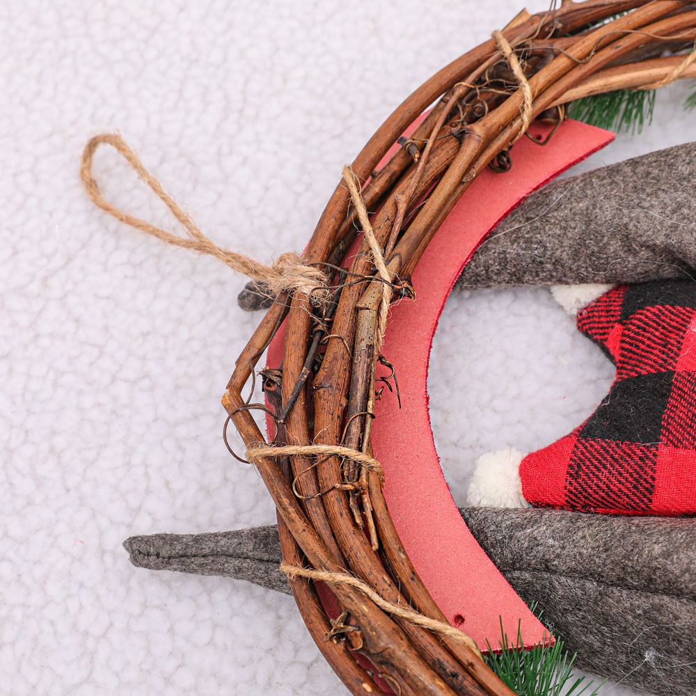 Christmas Wreath Christmas Decorations Christmas Wreath DIY Christmas Fabric view 2