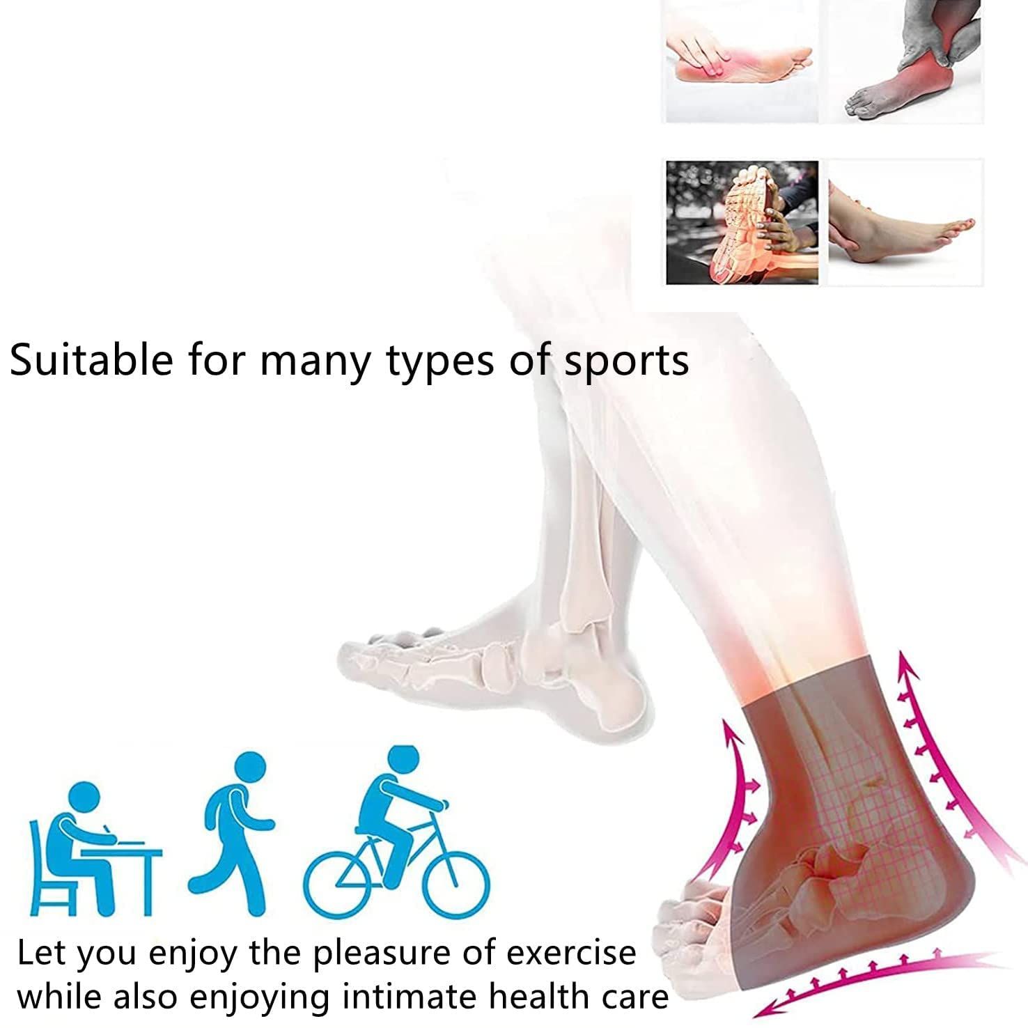 Black and white (one pair each) L/XL Soothe Pain Relief Socks for Neuropathy Pain view 5