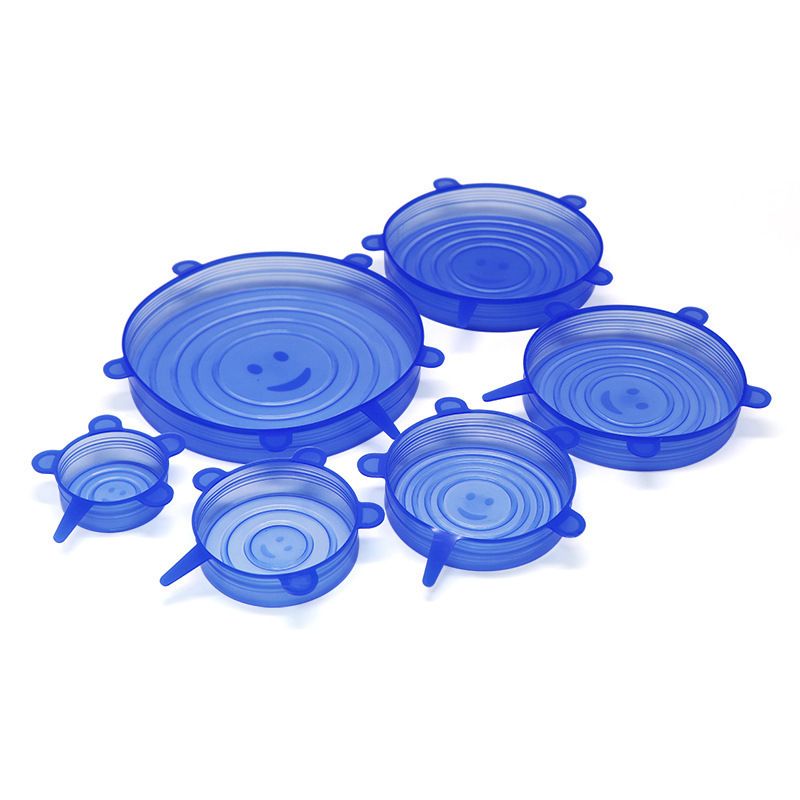 Silicone Stretch Lids, Durable & Eco-Friendly Elastic Lids Reusable Heat view 2