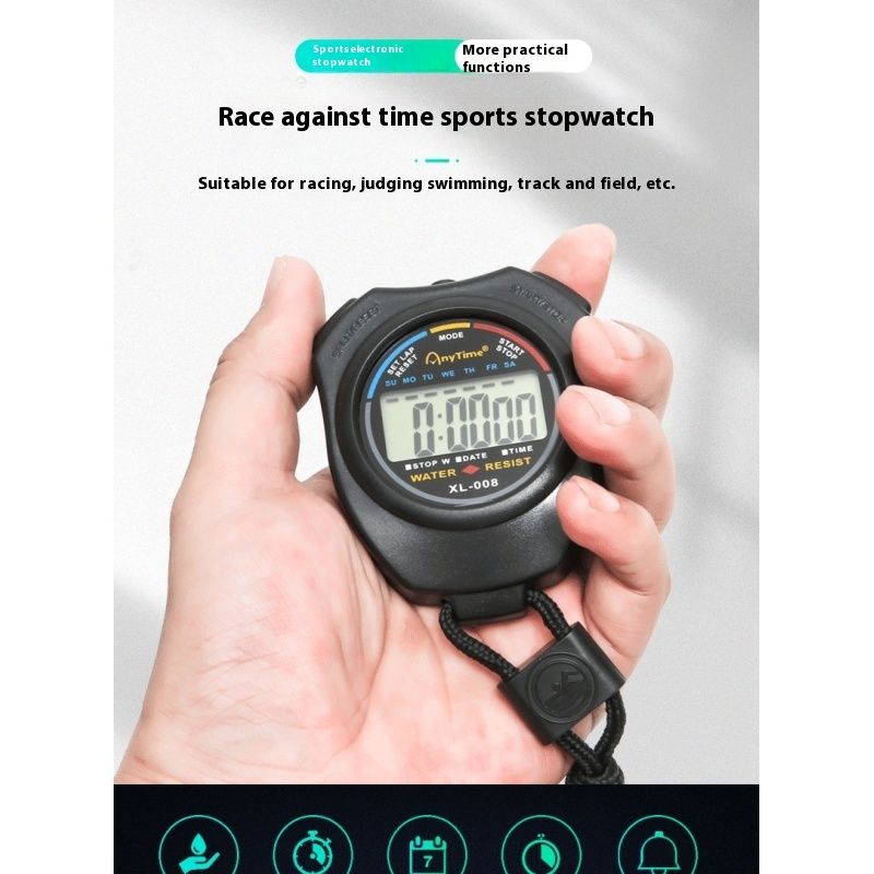 Function Electronic Digital Sport Stopwatch Timer view 5