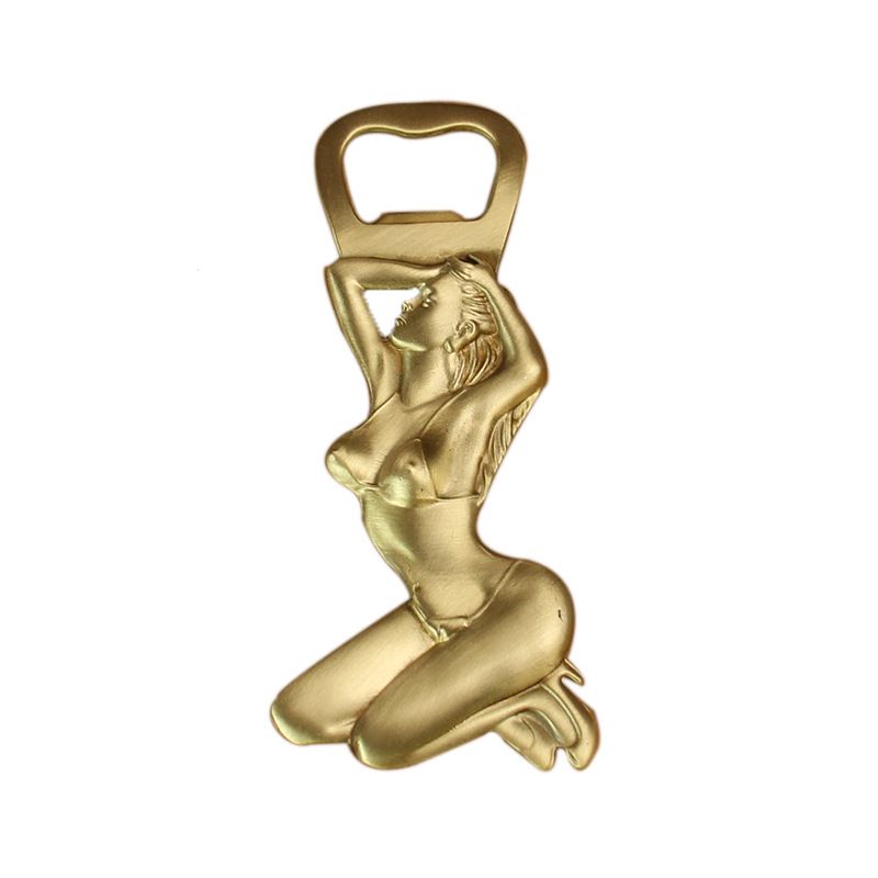 Brass Bottle Opener Naked Lady Shape Beer Opener Metal Beer Bottle Opener Can