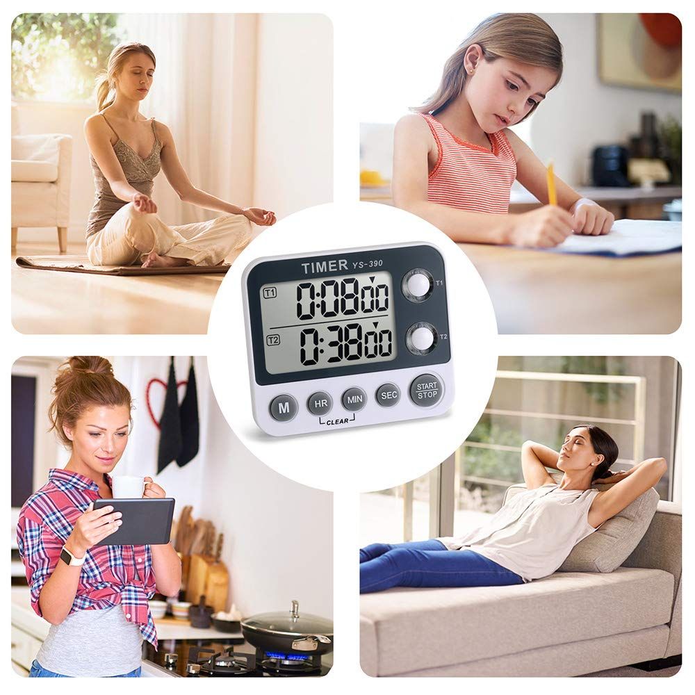 Digital Dual Kitchen Timer view 3