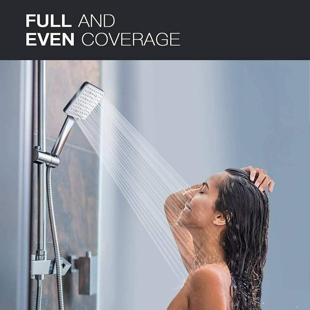Shower Head, Handheld Shower Heads with Hose and Adjustable Bracket, 6 Spray view 2