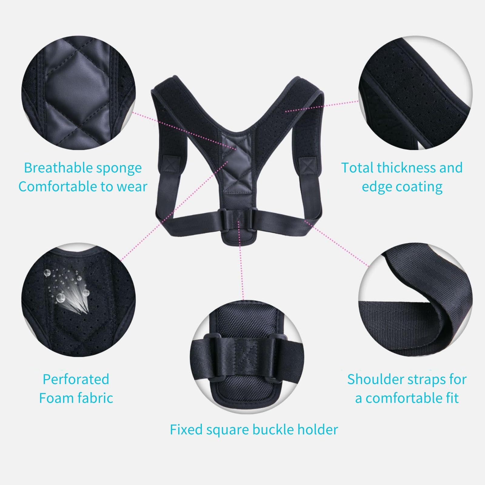 Posture Corrector for Women and Men view 3