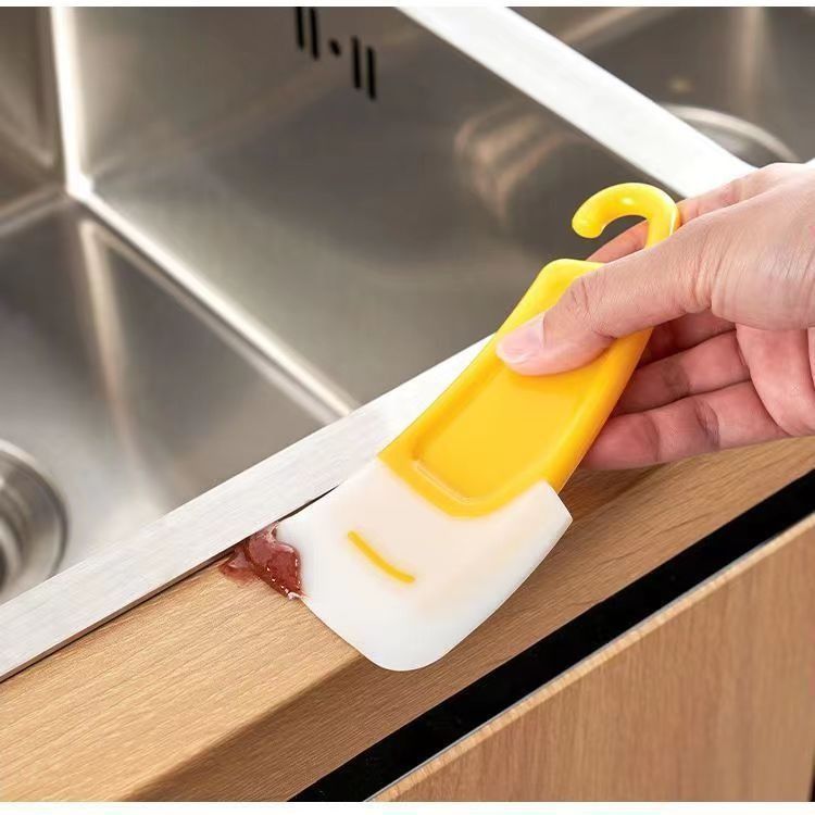 Kitchen Silicone Spatula for Dirty Fry Pan Dish Pot Washing Scraper Cleaning view 3