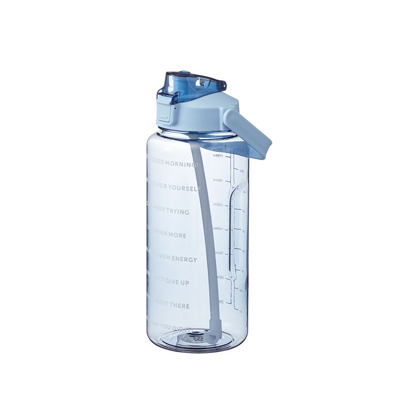 Plastic Water Bottle Jug with Straw