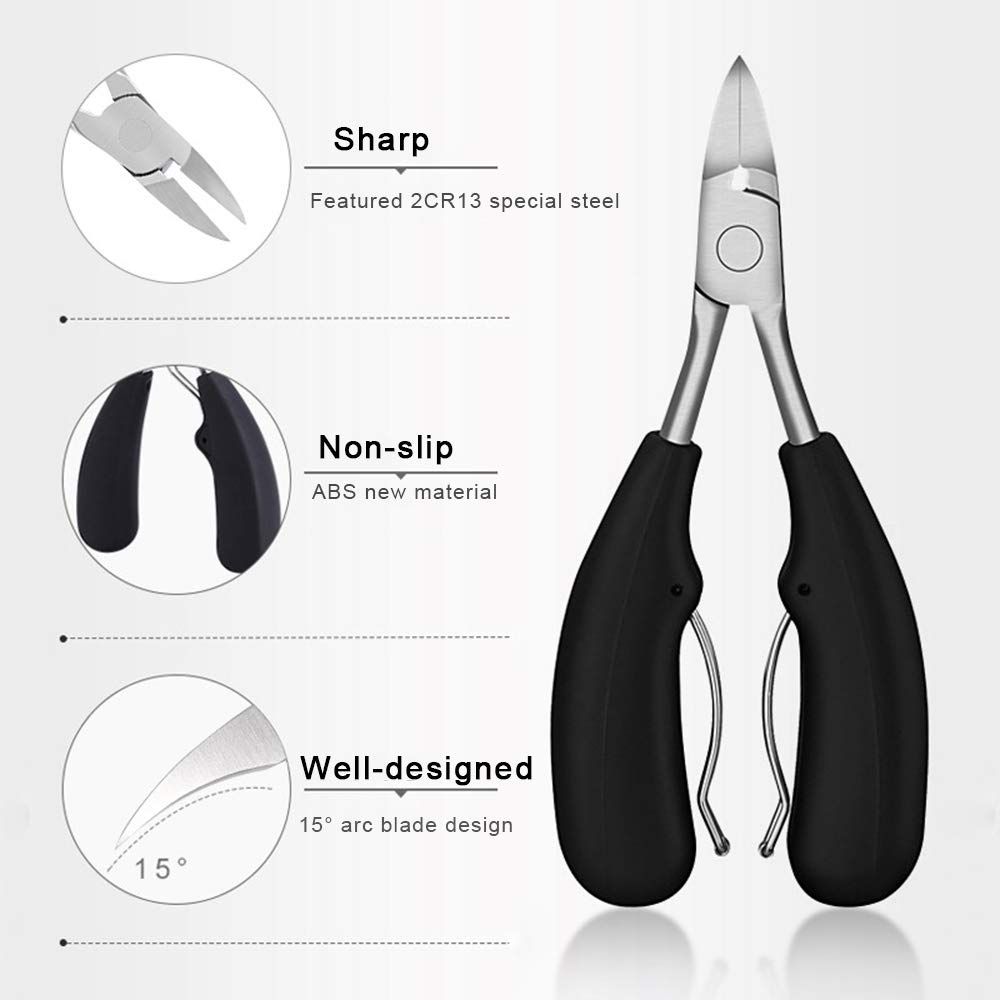 Nail Clipper,Toenail Clippers for Toe Nail Clippers with Catcher Stainless view 4