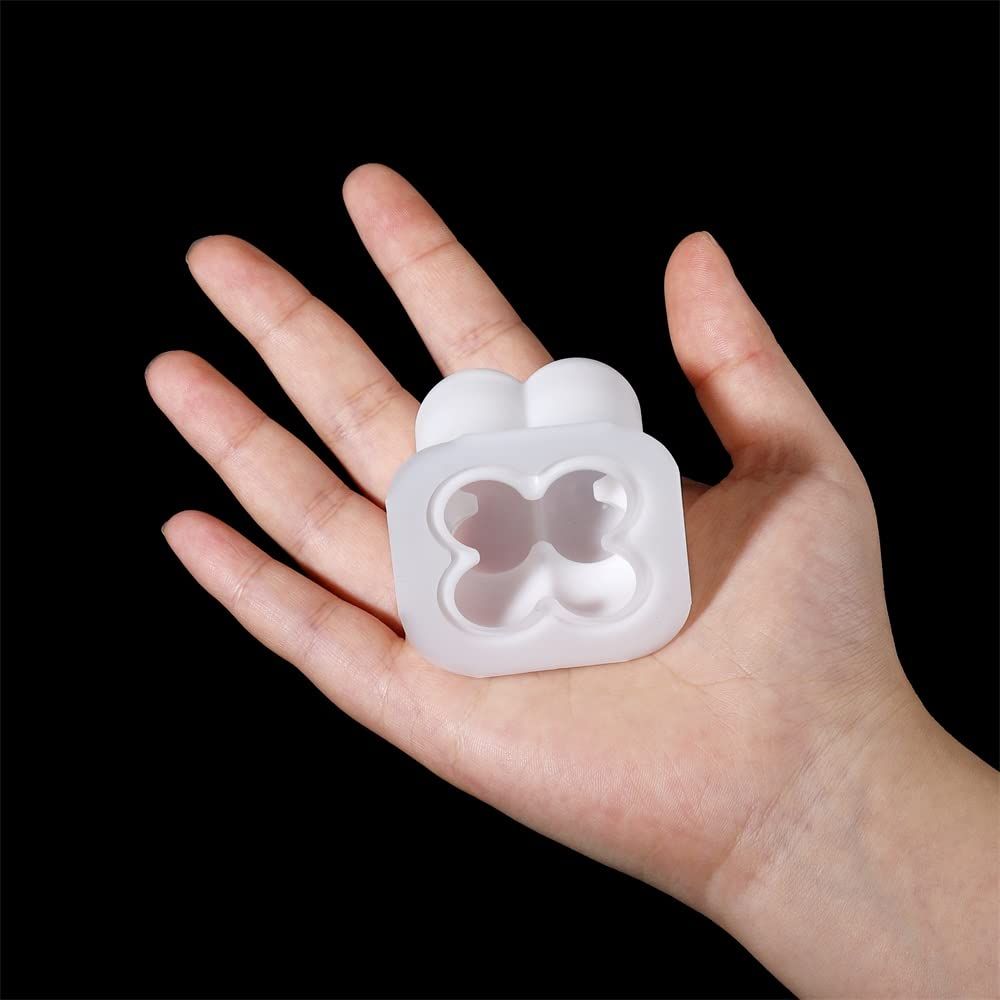 Stereoscopic Cube Candle Mold Aromatherapy Epoxy Resin Mold Silicone Plaster view 3