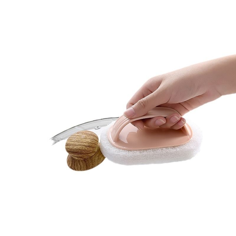 Kitchen Sponge Cleaning Sponge with Plastic Handle view 4